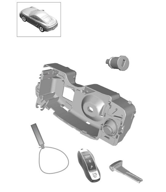 Diagram 898-000 Porsche 997 (911) MK1 2005-2008 Body