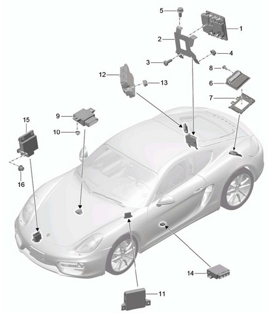 Diagram 901-003 Porsche  