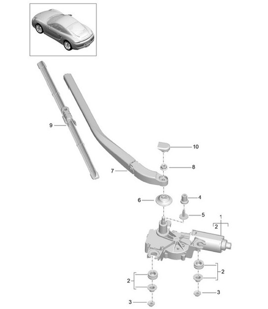 Diagram 904-005 Porsche Macan (95B) MK1 (2014-2018) Electrical equipment
