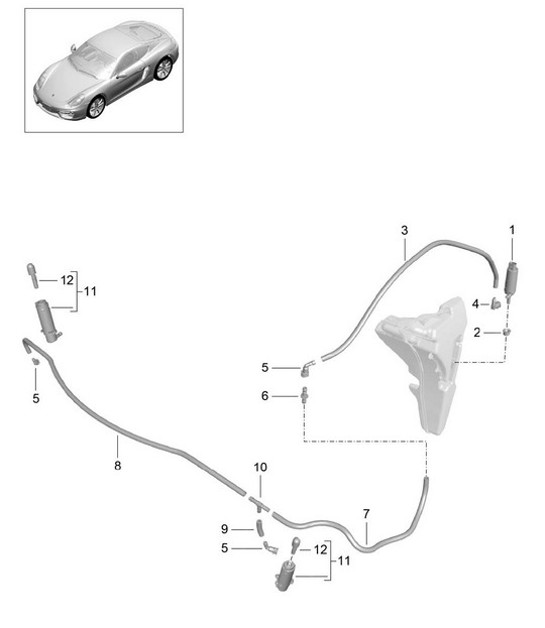 Diagram 904-020 Porsche 997 (911) MK1 2005-2008 Electrical equipment