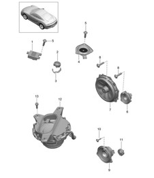 Loudspeaker 981C Cayman / Cayman S 2014-16