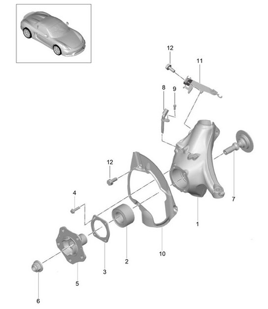 Diagram 401-005 Porsche Taycan (2020>> 