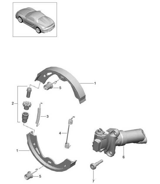 Diagram 603-005 Porsche 928 (1978-1995) 