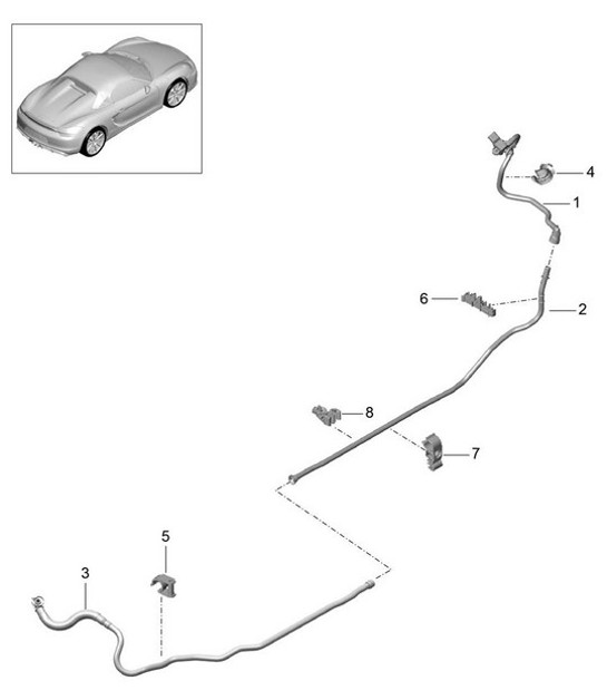 Diagram 604-015 Porsche 992 (911) MK1 2019-2024 Wheels, Brakes