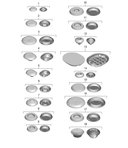 Diagram 801-002 Porsche 991 (911) MK2 2016-2019 Body