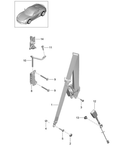 Diagram 812-000 Porsche 992 (911) MK1 2019-2024 Body