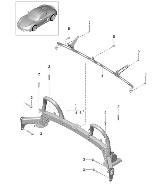 Roll bar 981.SP Boxster Spyder 2016