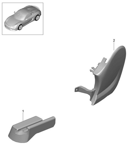 Diagram 817-015 Porsche Macan (95B) MK1 (2014-2018) Body