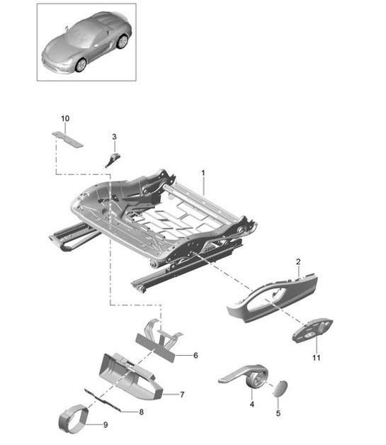 Diagram 817-023 Porsche Boxster 718 (982) 2017>> Body