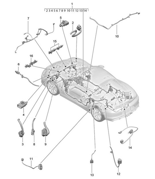 Diagram 902-010 Porsche Taycan (9J1) MK2 2024>> 