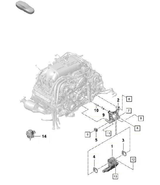 Diagram 109-010 Porsche Macan-e (95C) Electric 2024>> 