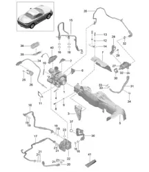 Exhaust gas turbocharger 718 (982) Boxster 2017>>