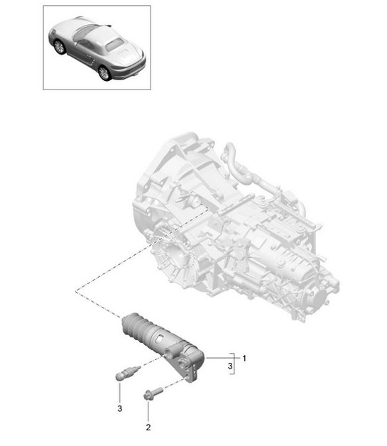 Diagram 301-005 Porsche 997 (911) MK2 2009-2012 Transmission