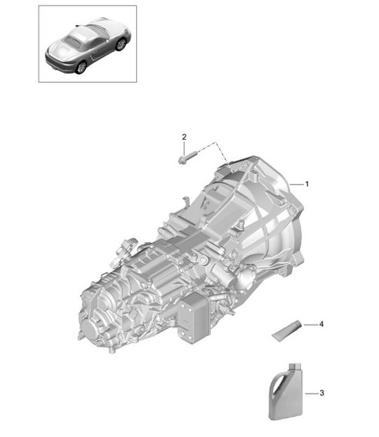Diagram 302-000 Porsche 997 (911) MK1 2005-2008 Transmission
