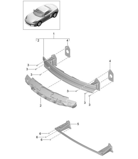 Diagram 802-060 Porsche 968 (1992-1995) Body