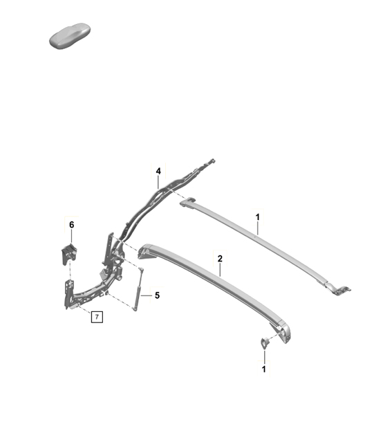 Top frame / Individual parts 718 (982) Boxster 2017>>