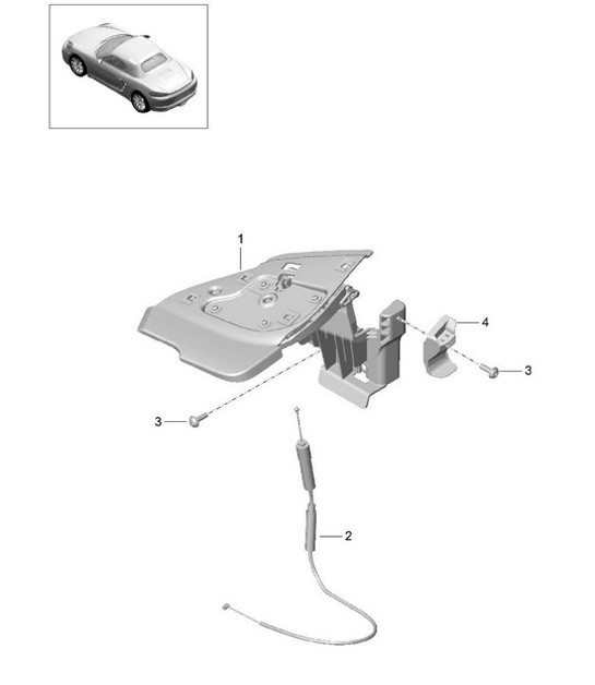 Diagram 811-050 Porsche Cayman 987C / 981C (2005-2016) Body