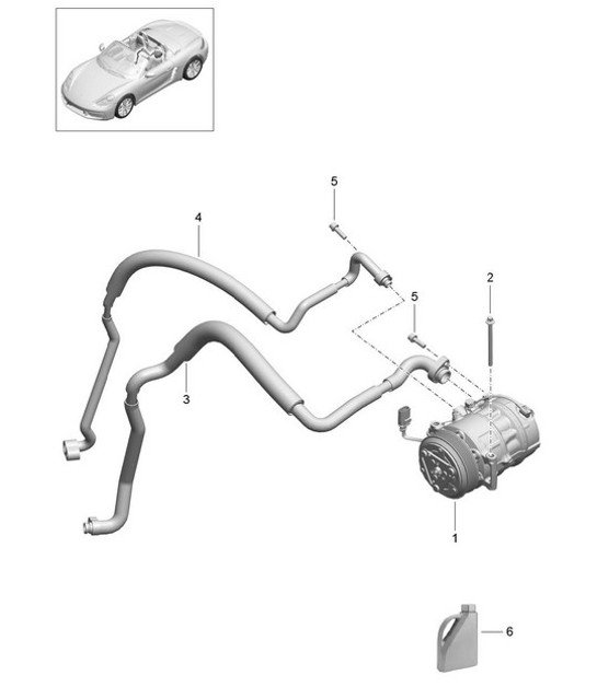 Diagram 813-040 Porsche Macan (95B) MK1 (2014-2018) Body