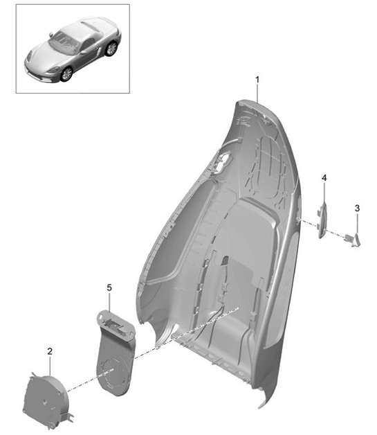 Diagram 817-019 Porsche Macan (95B) MK1 (2014-2018) Body