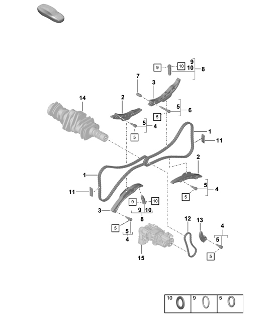 Diagram 103-016 Porsche Taycan GTS 