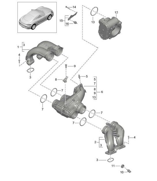 Diagram 107-010 Porsche Macan-e (95C) Electric 2024>> 