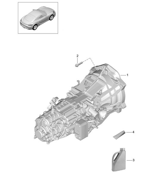 Manual gearbox / Replacement transmission (Model: G8200,G8220) - 6 speed manual - 718C (982C) Cayman 2017>>