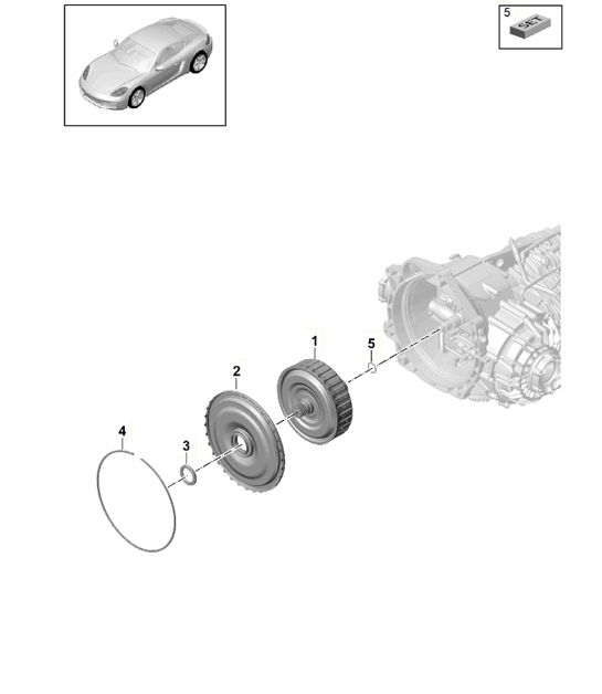Diagram 320-010 Porsche 991 (911) MK2 2016-2019 Transmission