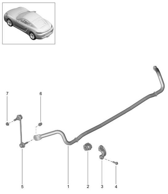 Diagram 502-030 Porsche 992 (911) MK2 2024>> 