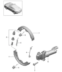 Parking brake 718C (982C) Cayman 2017>>