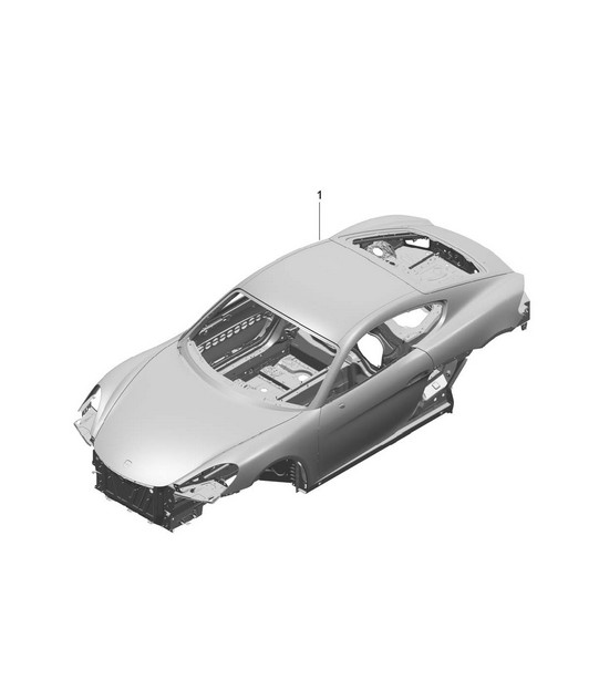 Car body 718C (982C) Cayman 2017>>