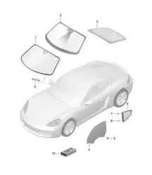 Window glazing 718C (982C) Cayman 2017>>