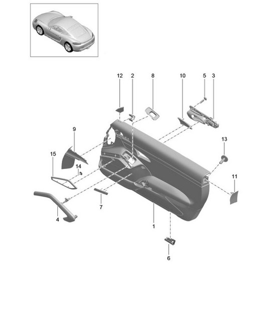 Diagram 808-050 Porsche 911 & 912 (1965-1989) Body