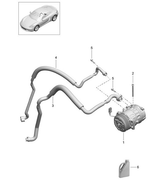 Diagram 813-040 Porsche Cayman 718C (982C) 2017>> Body