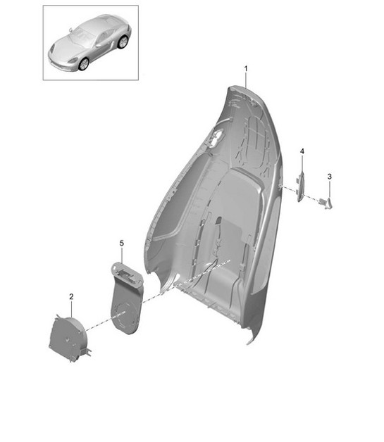 Diagram 817-019 Porsche Macan (95B) MK1 (2014-2018) Body