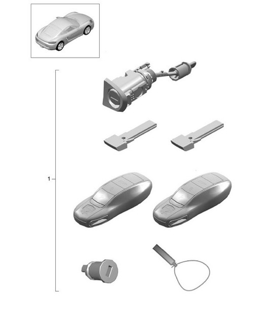 Diagram 898-000 Porsche Macan (95B) MK1 (2014-2018) Body