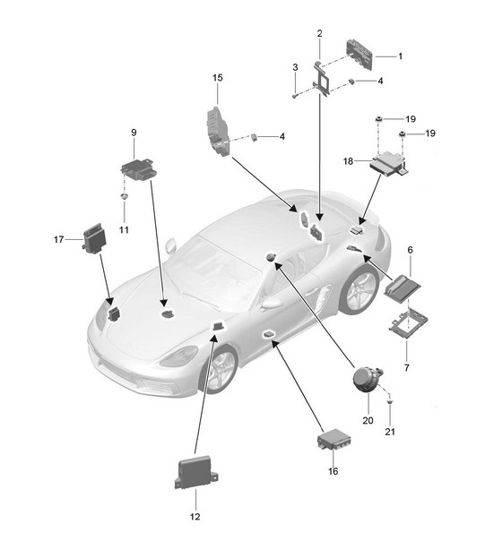 Control units 718C (982C) Cayman 2017>>