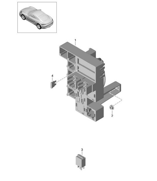 Diagram 902-001 Porsche Macan (95B) MK1 (2014-2018) Elektrische apparatuur