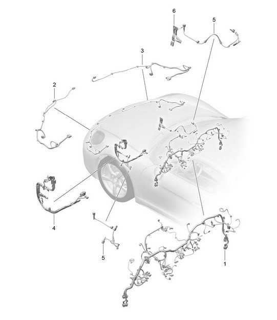 Wiring looms / Dashboard / Trim / Steering / Front axle differential - FRONT - 718C (982C) 2017>>