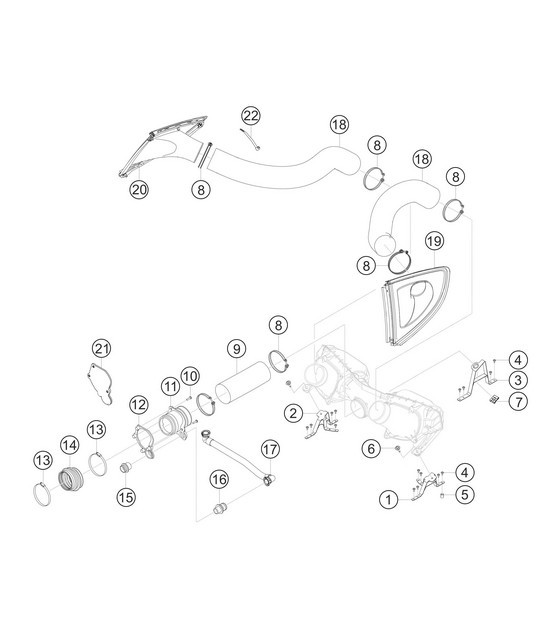 Diagram 0.0-09 Porsche 356 (1950-1965) Accessories & others 