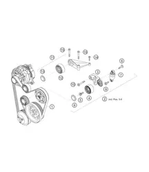 Belt drive 982 Cayman GT4 Clubsport 2019-2020