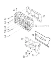 Cylinder head 982 Cayman GT4 Clubsport 2019-2020