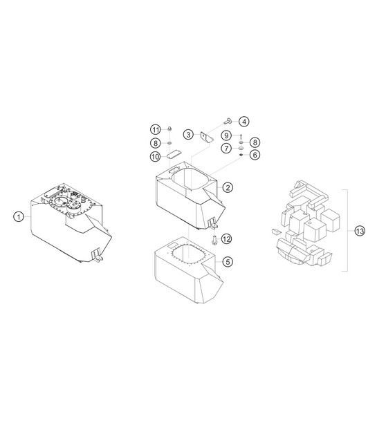 Diagram 2.2-01 Porsche Macan (95B) MK1 (2014-2018) Fuel System, Exhaust System