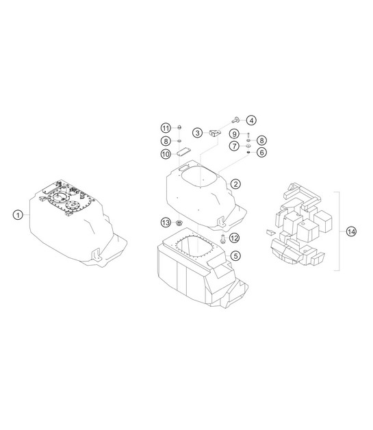 Huel tank 115L competition 982 Cayman GT4 Clubsport 2019-2020