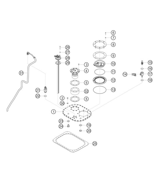 Refueling plate 982 Cayman GT4 Clubsport 2019-2020