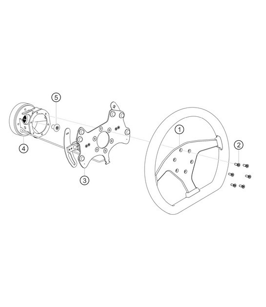 Diagram 4.4-08 Porsche 911 1978-1983 3.0L / SC Front Axle, Steering 