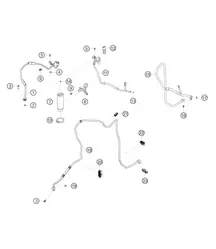 Refrigerant line / Drier 982 Cayman GT4 Clubsport 2019-2020