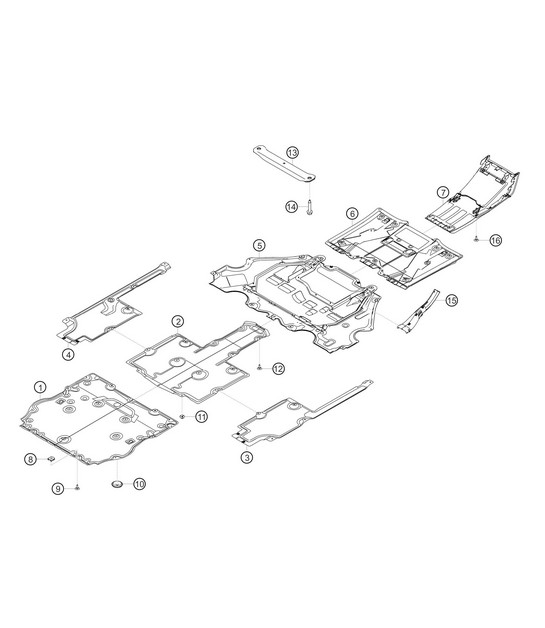 Underbody panelling 982 Cayman GT4 Clubsport 2019-2020