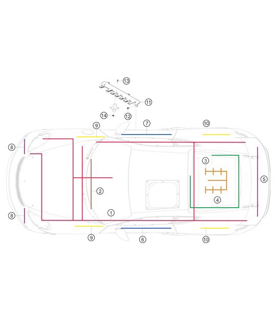 Diagram 9.9-18 Porsche 911 & 912 (1965-1989) Electrical equipment