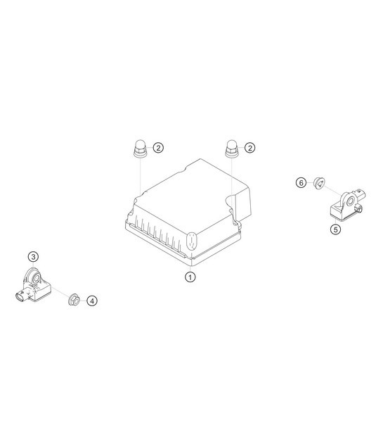 Diagram 9.9-04 Porsche 991 (911) MK1 2012-2016 Electrical equipment