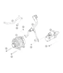 Generator / Starter 982 Cayman GT4 Clubsport 2019-2020